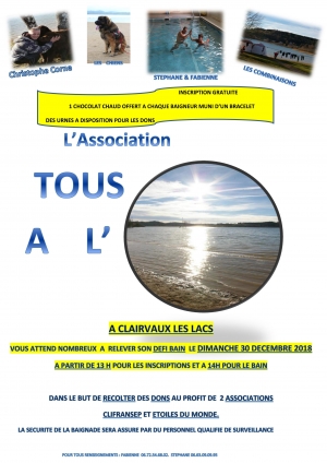 DEFI BAIN - CLAIRVAUX LES LACS - 30 DECEMBRE 2018